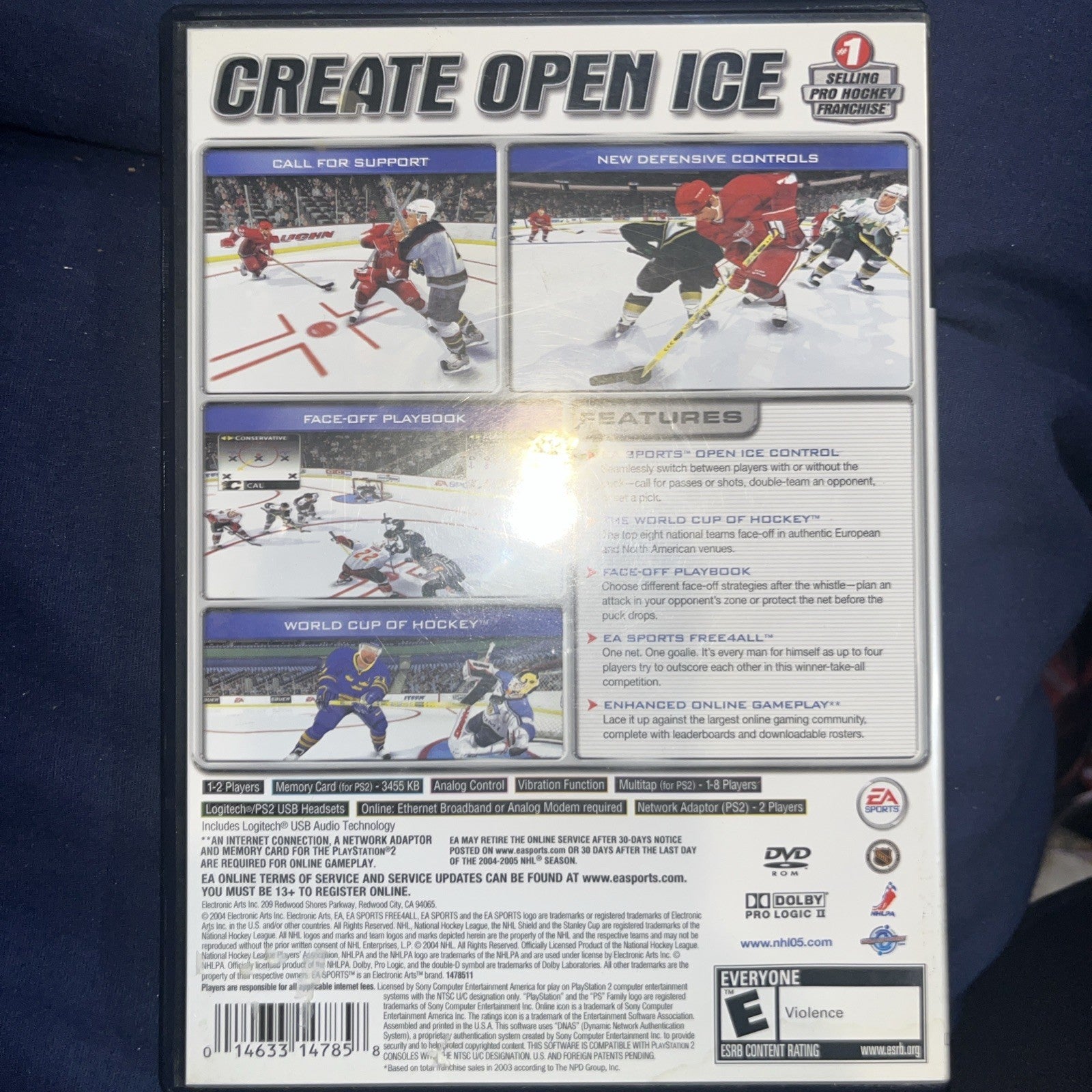 NHL 2005 (Sony PlayStation 2, 2004)