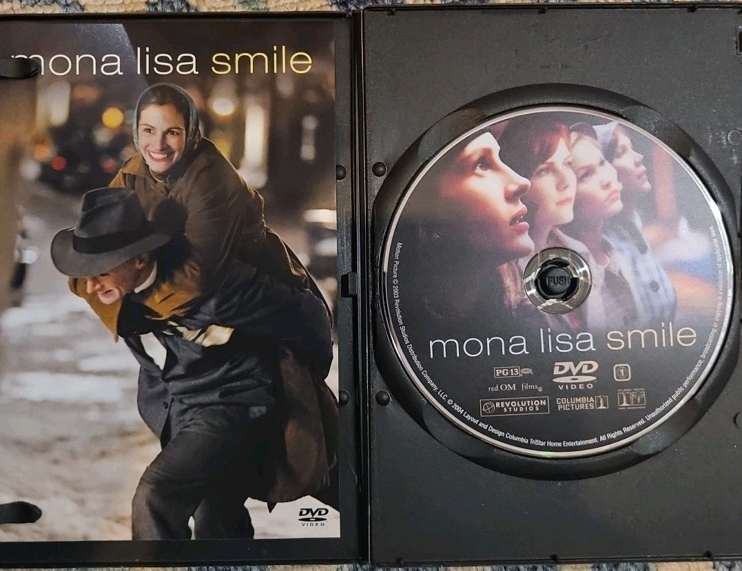 Mona Lisa Smile (DVD, 2004) Tested. Slim Case. Cropped Artwork