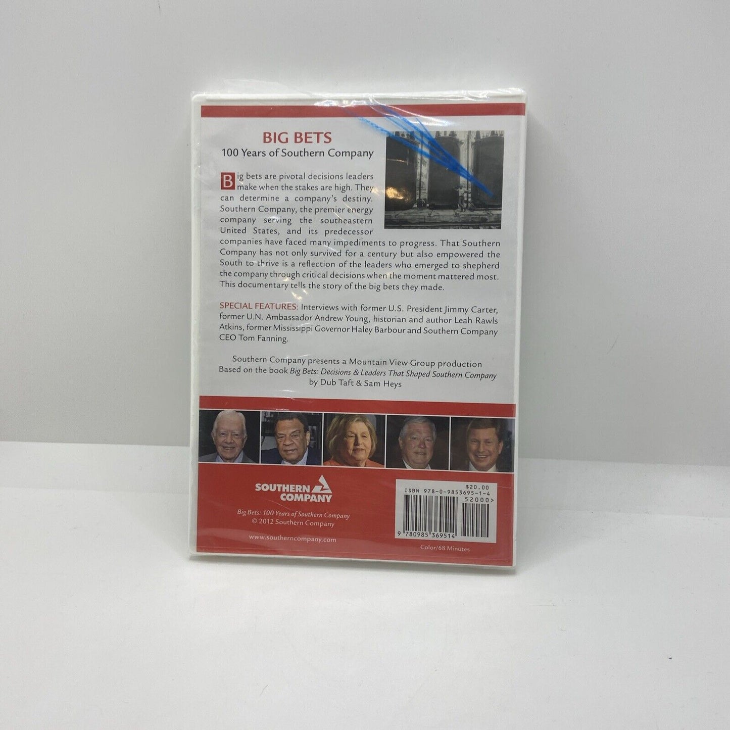 Big Bets - 100 Years of the Southern Company (DVD, 2012)
