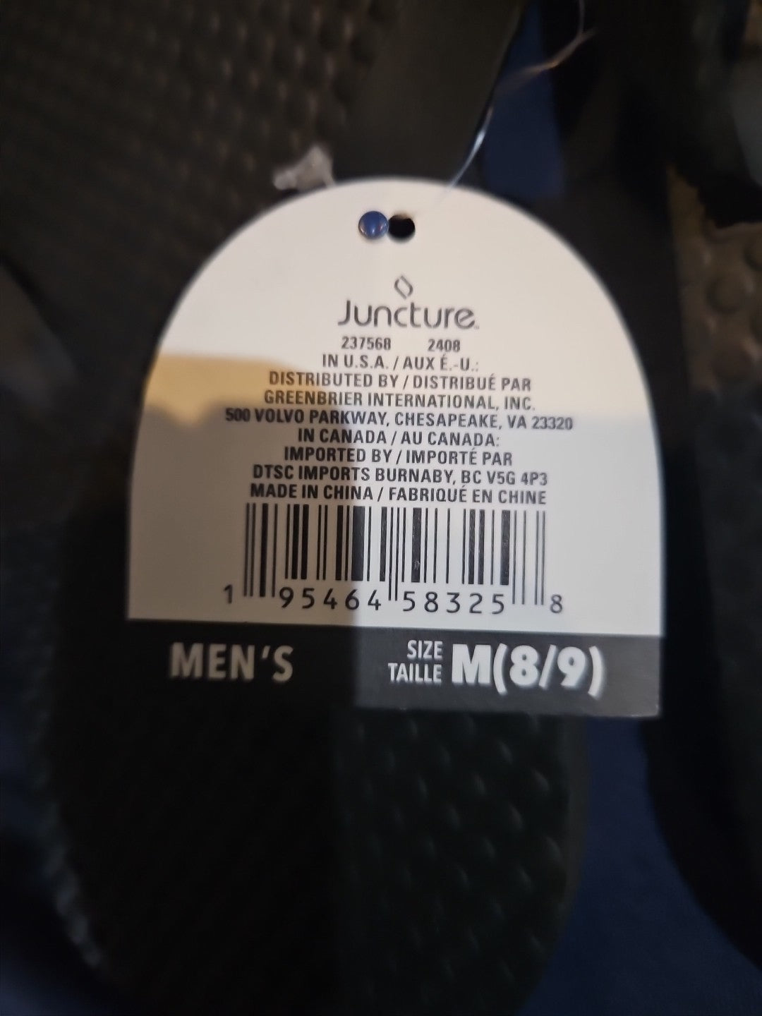 Juncture Men's Flip Flops Size 8/9 - New