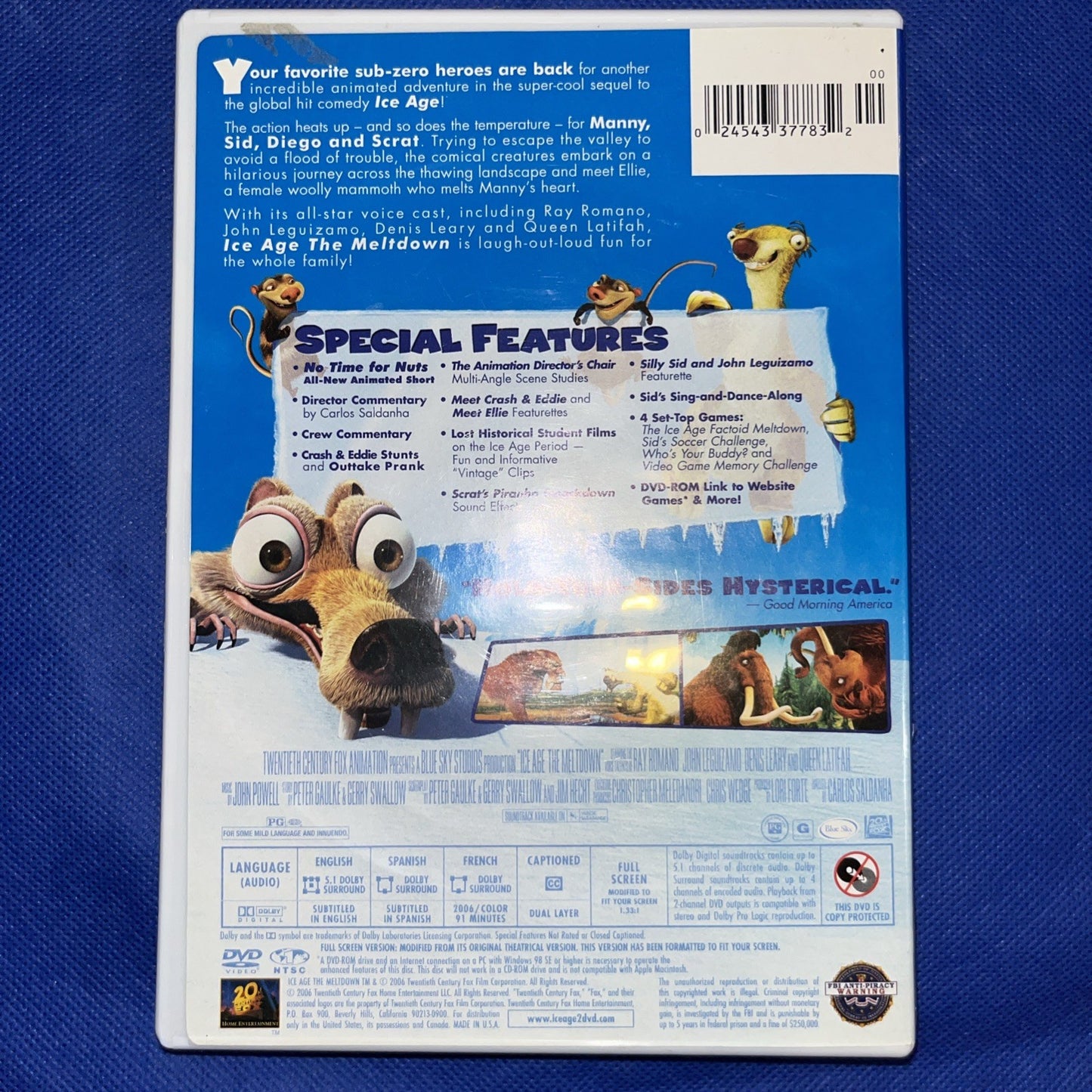 Ice Age: The Meltdown (DVD, 2006) Sealed
