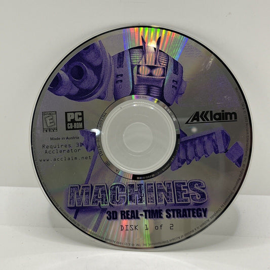 Machines 3D Real Time Strategy Disc 1 Of 2