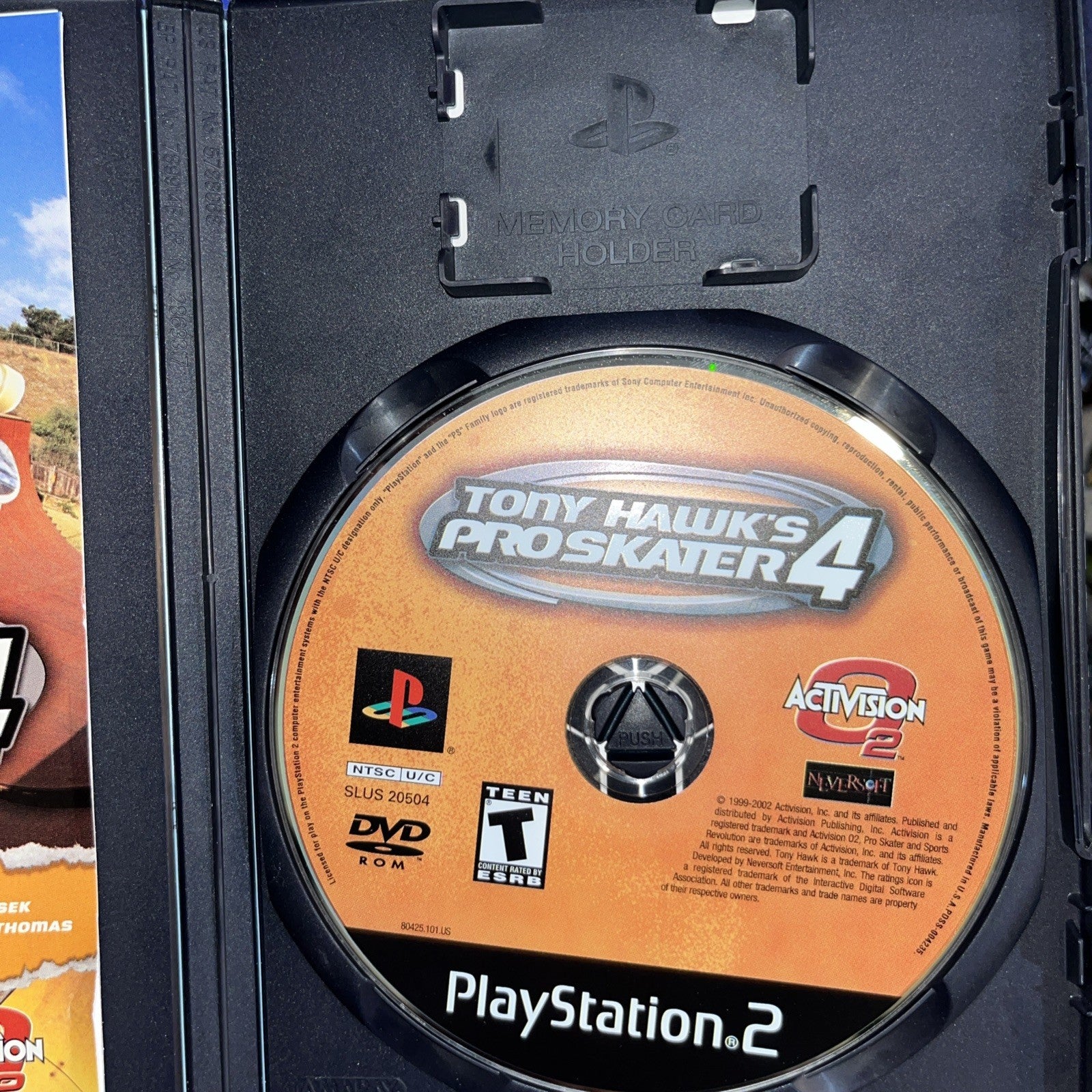 Tony Hawk's Pro Skater 4 (PS2) Mint. Original Case + Manual + Reg Card. Tested