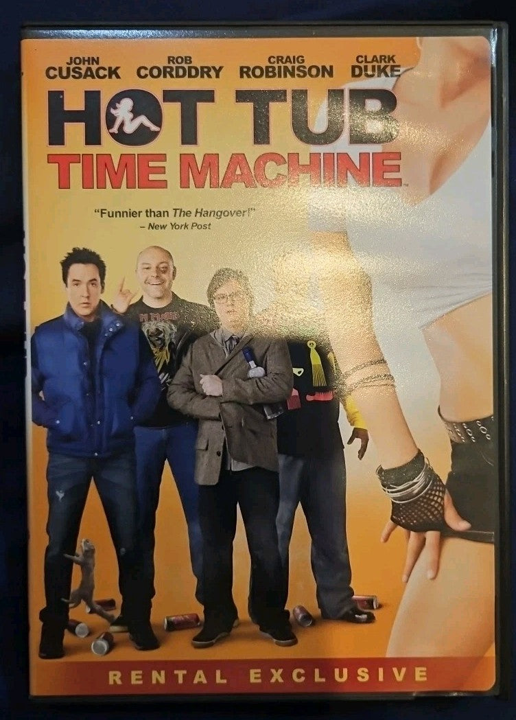 Hot Tub Time Machine DVD "Rental Exclusive" 2010 (Former Blockbuster Rental)