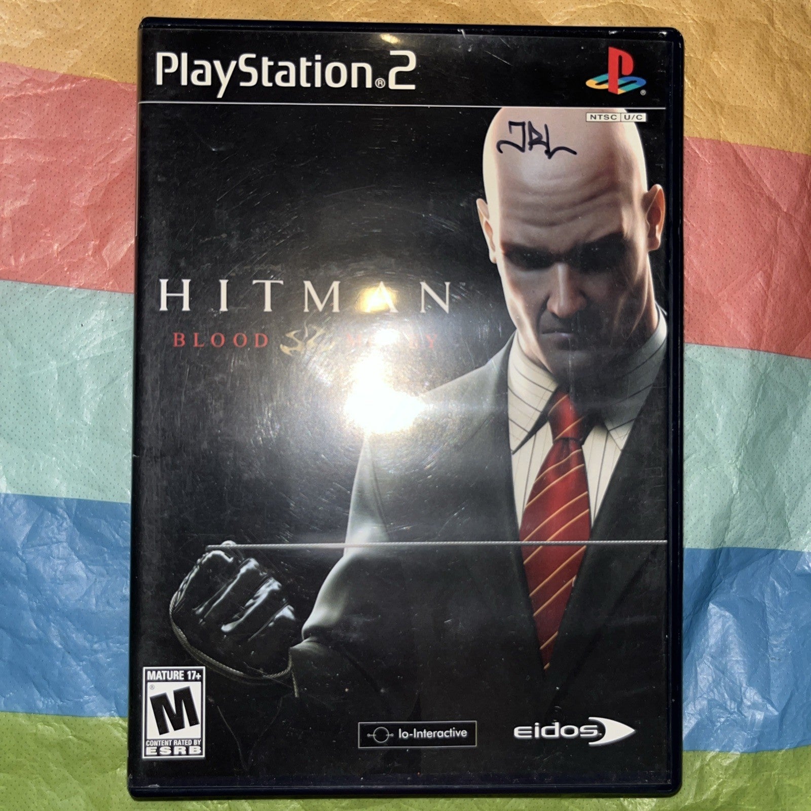Hitman Blood Money (PS2) Tested. Damaged Case. Initialed Artwork And Disc