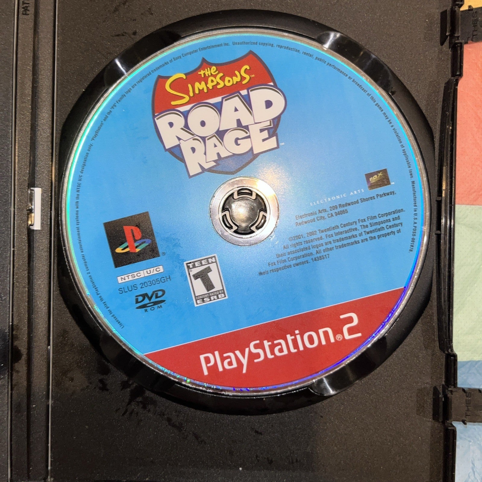 Simpsons Road Rage (PS2) Tested. Game Stop Case.
