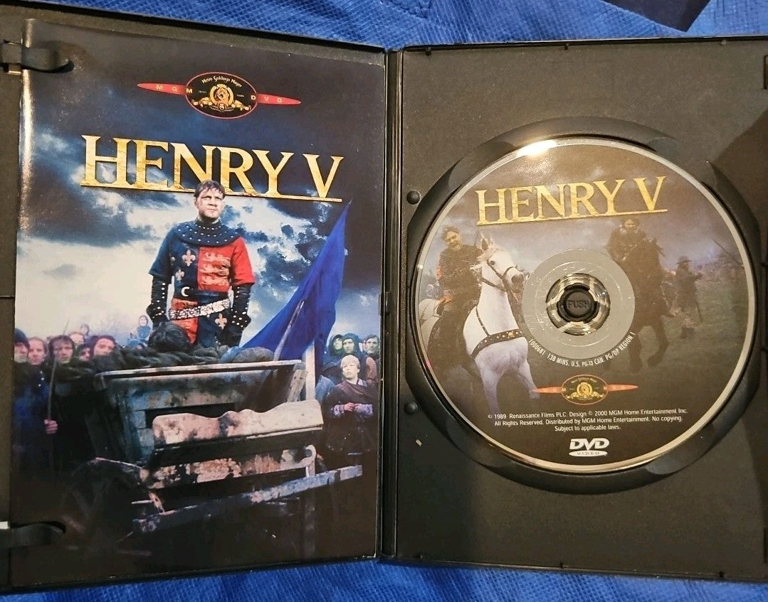 Henry V (DVD, 2000) Tested. Slimcase. Artwork Cropped