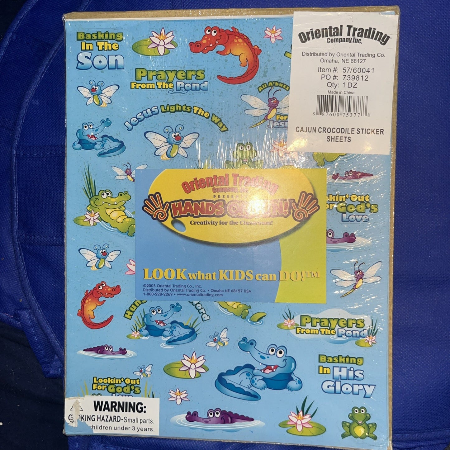12 Pack Cajun Crocodile Sticker Sheets