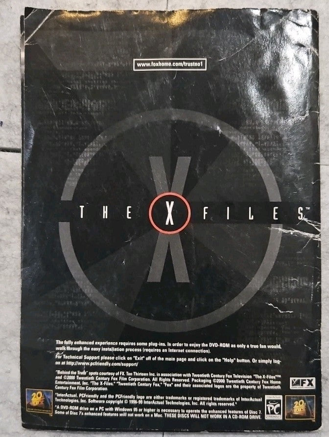 The X-Files Complete 1st Season Collector's Edition Booklet