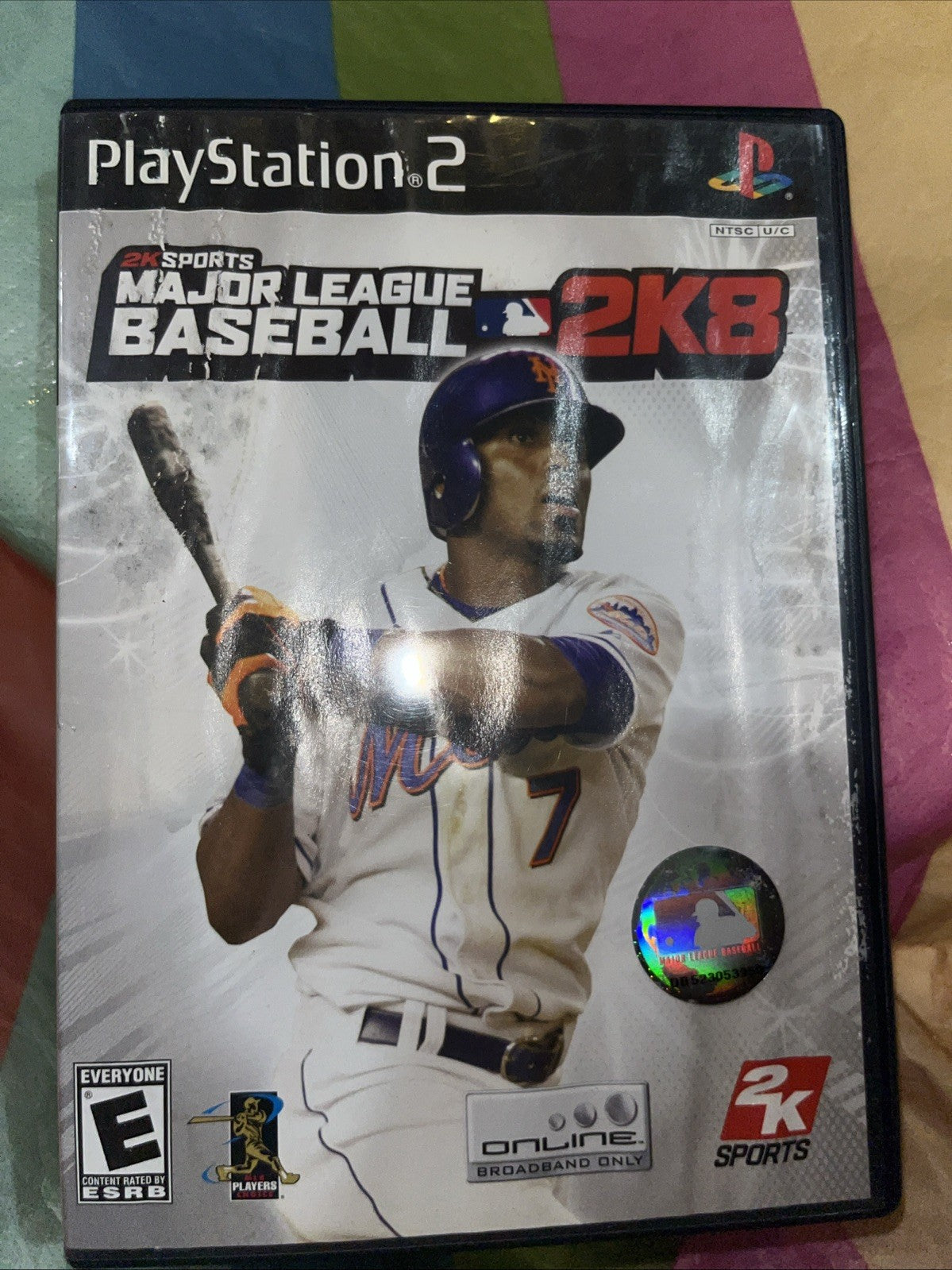 Major League Baseball 2K8 (PS2) Insert Has Moisture Damage. Tested. No Scratches
