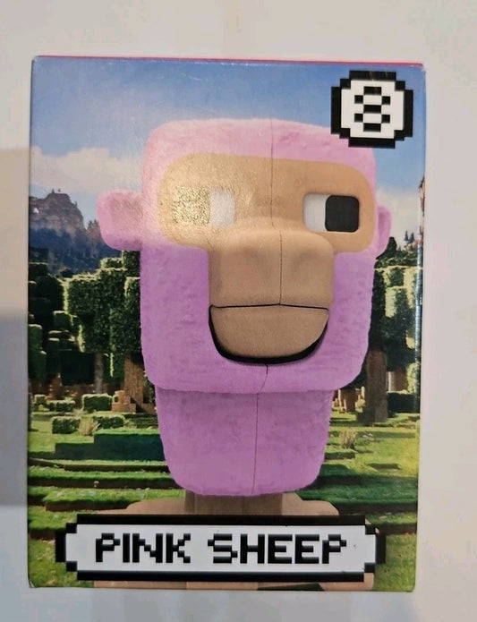 McDonald’s Minecraft Movie Pink Sheep #8 Happy Meal Toy *New In Box*
