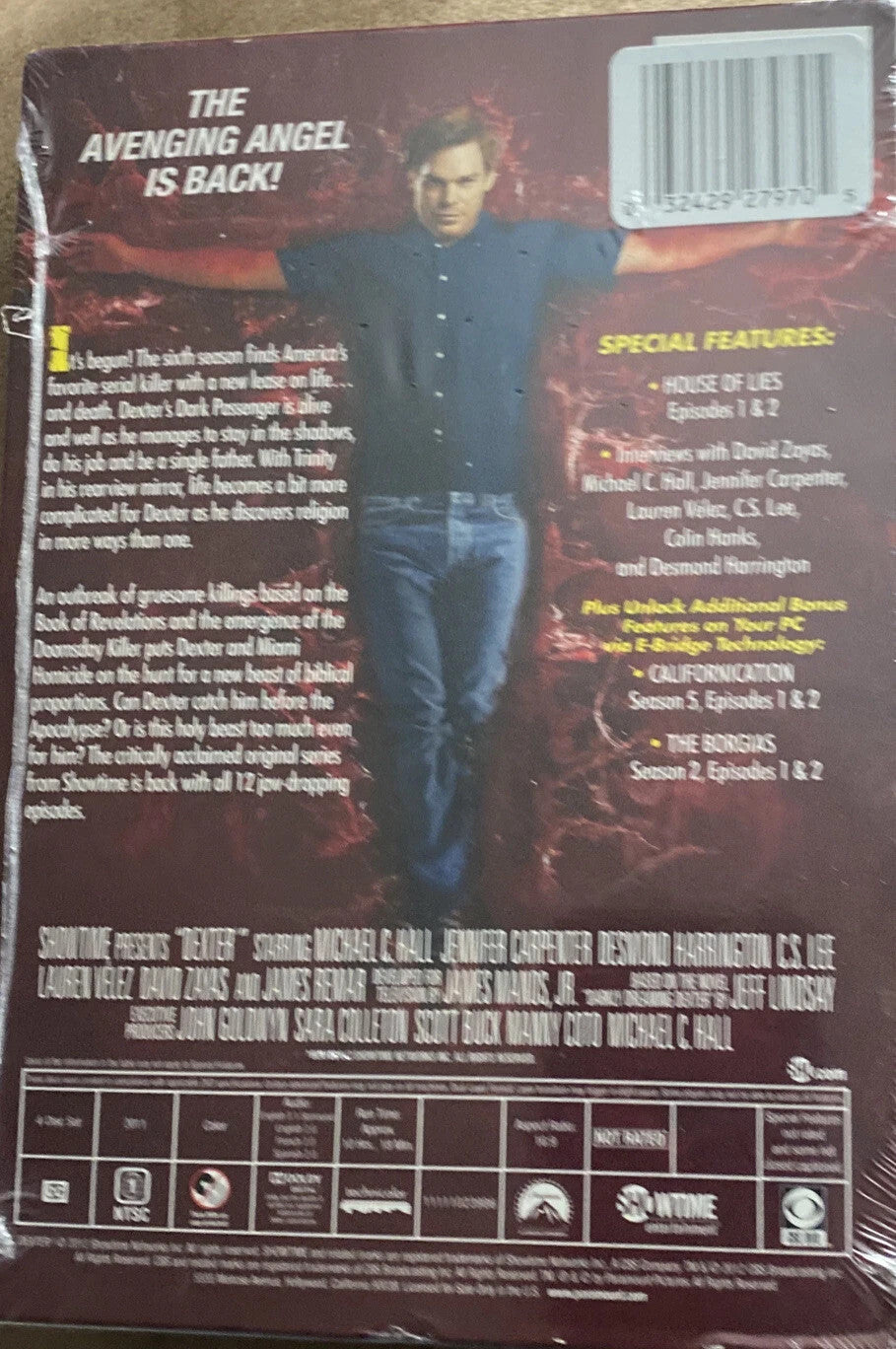 Dexter: The Sixth Season, Season 6 (DVD, 4-Disc Set) - TEsted