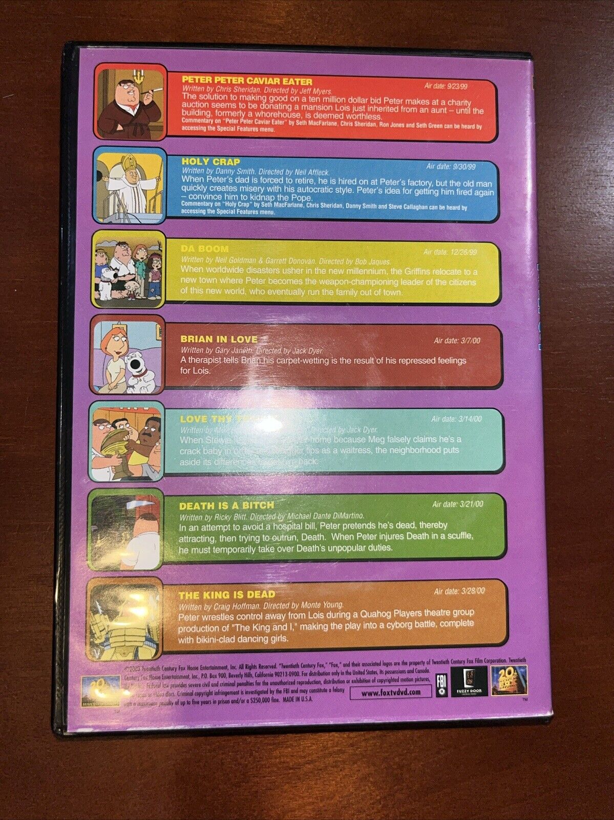 Family Guy Volume 1: Seasons 1 & 2 (DVD, 1999)