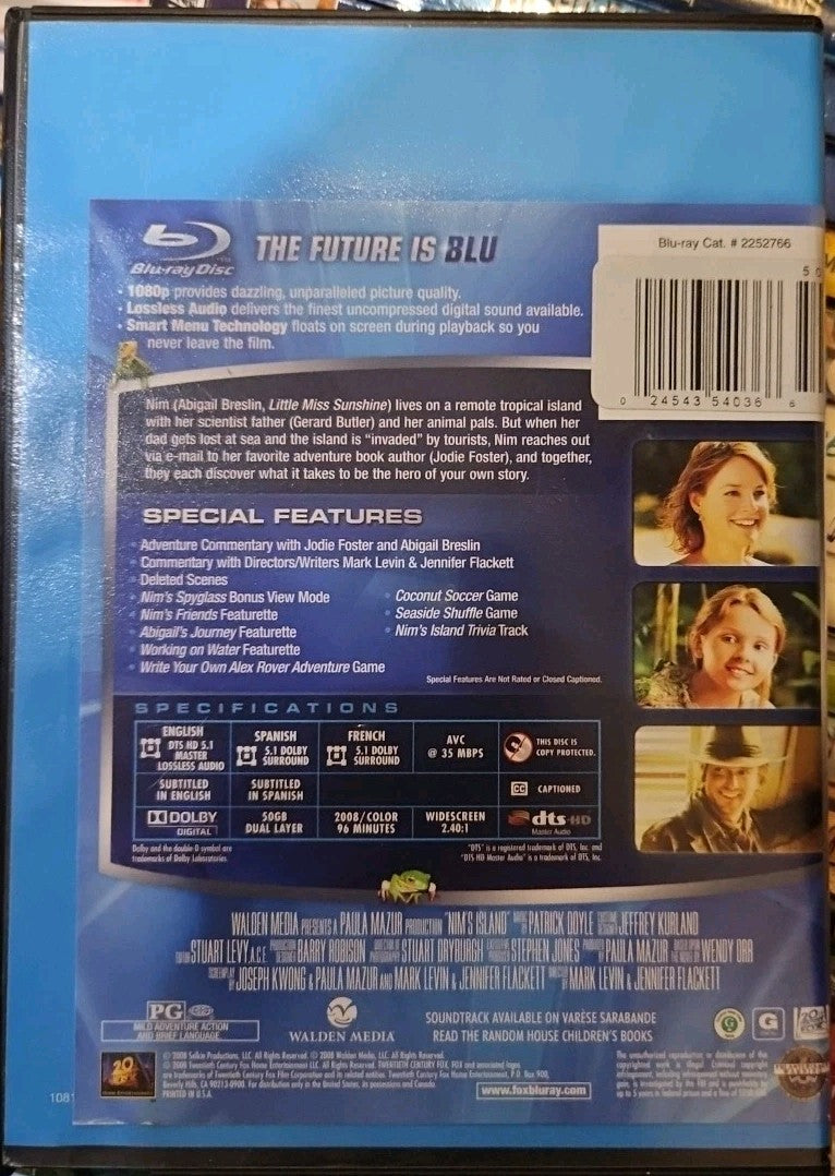 Nim's Island (DVD, 2008)  Sealed. No Digital Download