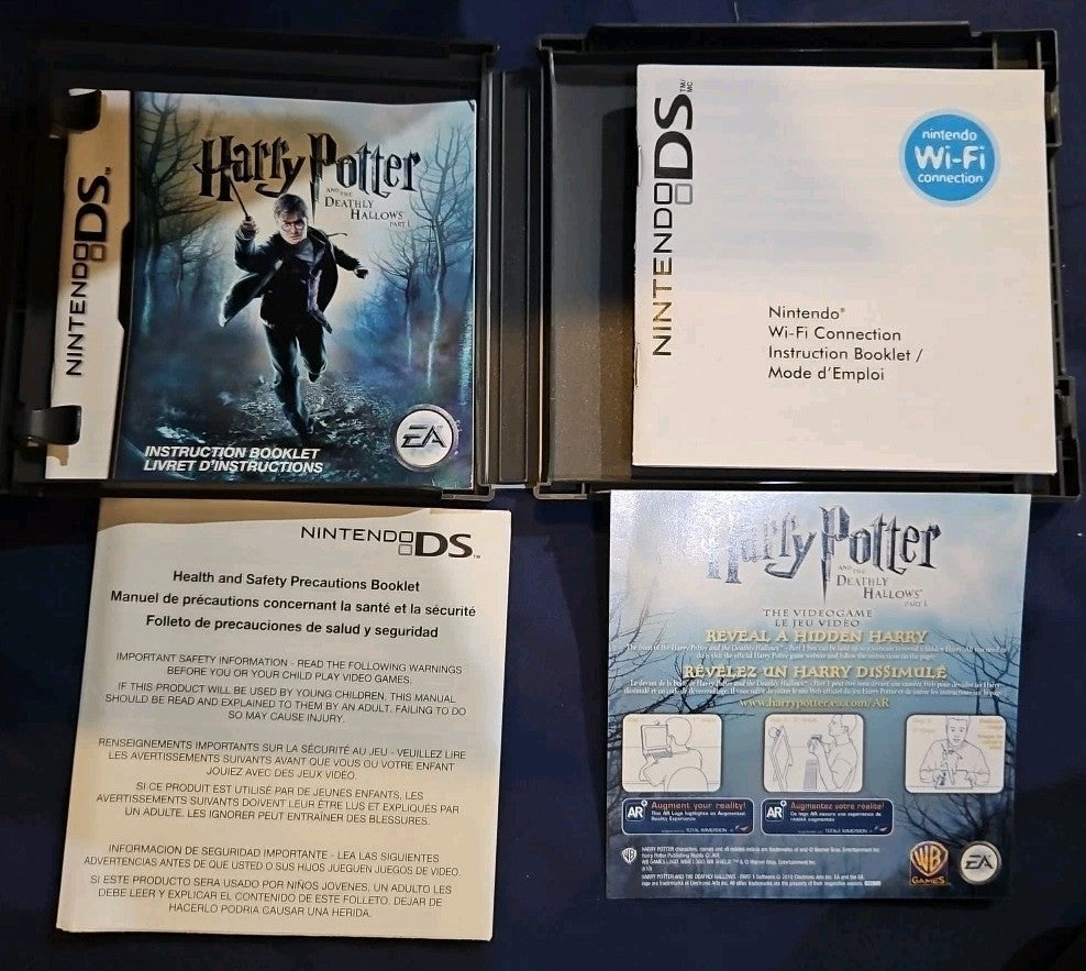 Harry Potter & the Deathly Hallows: Part 1 (Nintendo DS) No Game. Case + Manuals