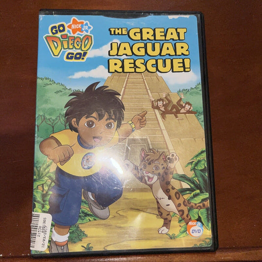 Go, Diego, Go - The Great Jaguar Rescue (DVD, 2007) New Case. Tested. ￼