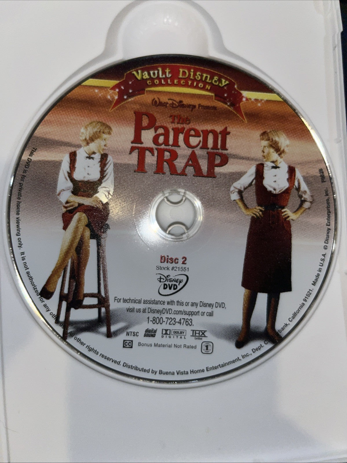 Parent Trap (1961) (DVD, 1961) Tested
