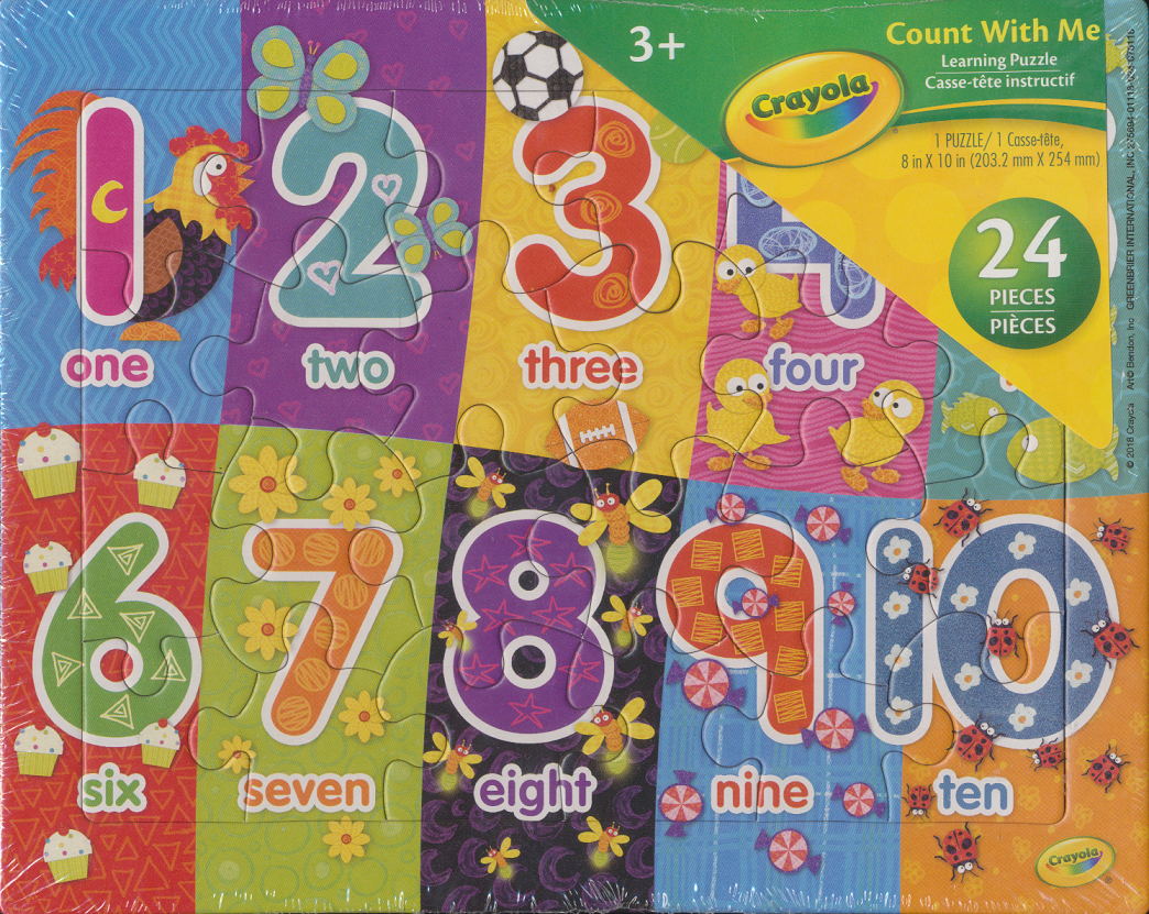 24 Piece Puzzle - Numbers