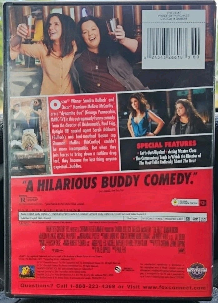 The Heat (DVD, 2013) New Sealed