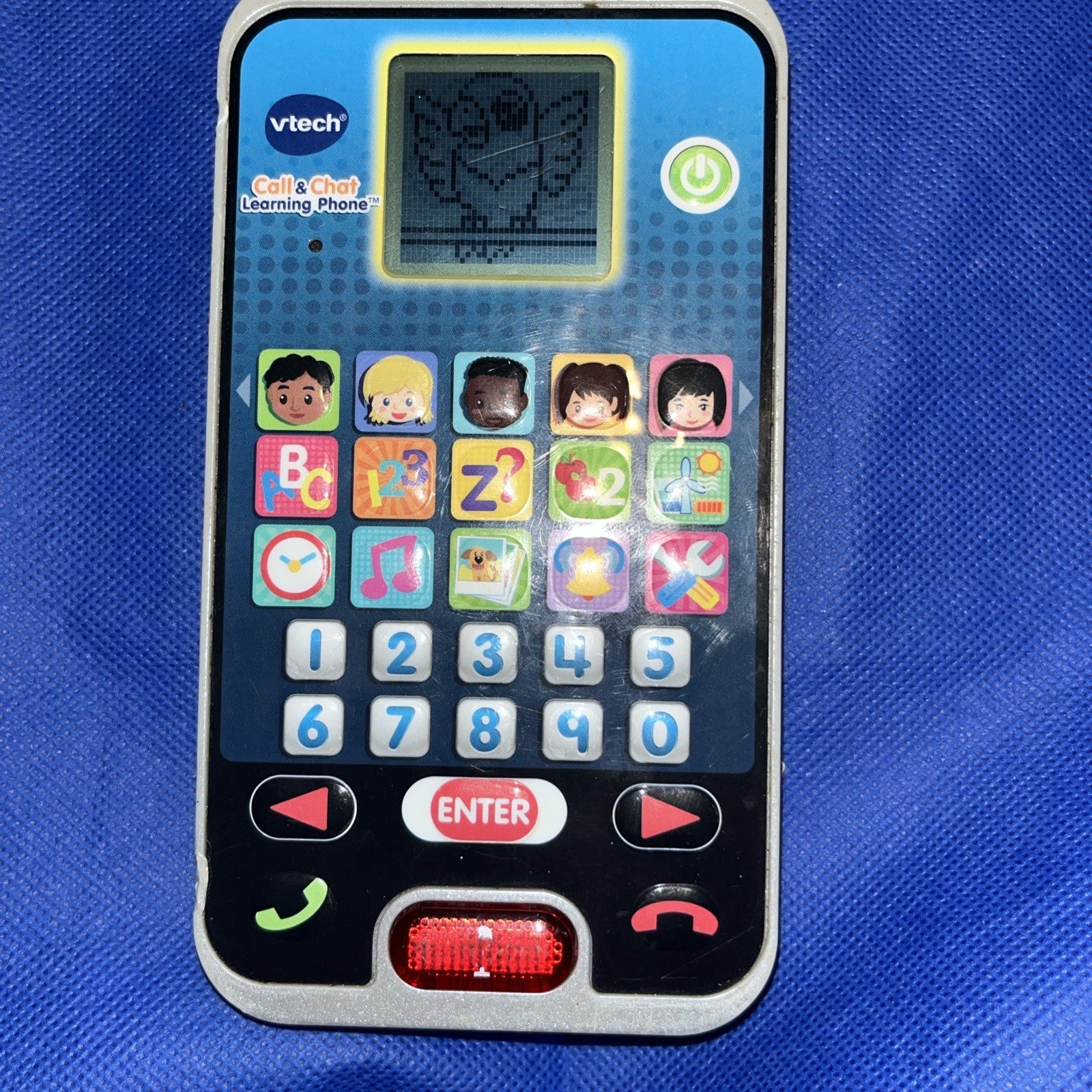 VTech Call and Chat Learning Phone 10 Games & Learning Apps WORKS! 