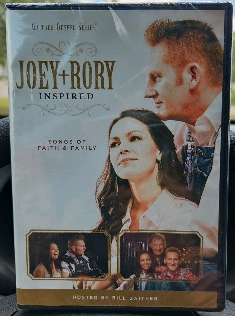 Joey + Rory Inspired [Video] by Joey + Rory (DVD, Gaither Music Group) Sealed