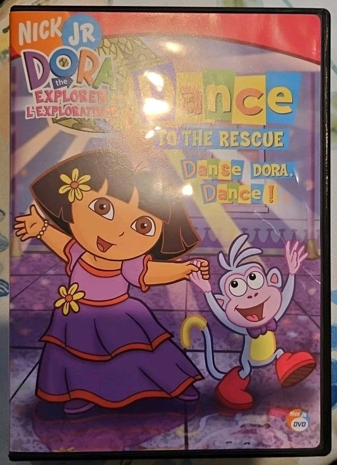 Dora the Explorer - Dance to the Rescue (DVD) Tested. No Scratches. New Case