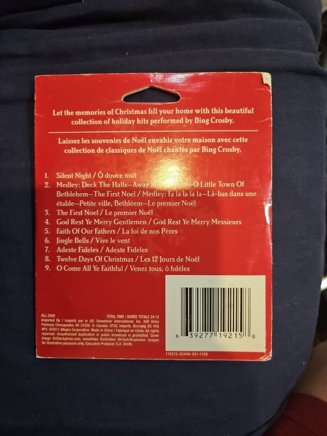 Bing Crosby Christmas ( CD)