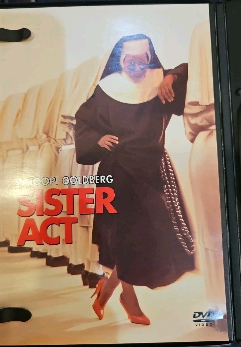 Sister Act (DVD, 1992) Slim Case. Cropped Sleeve