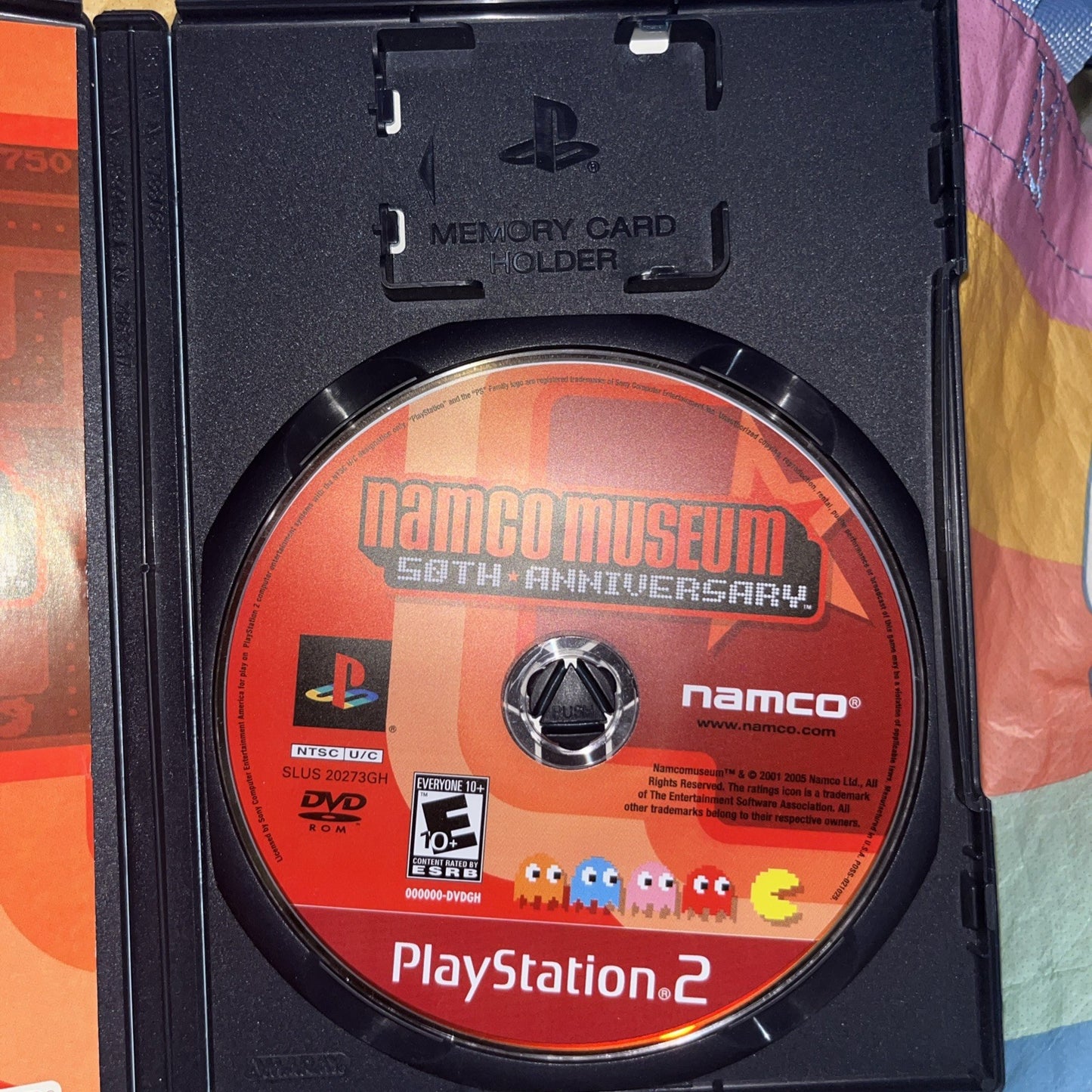 Namco Museum 50th Anniversary (PS2) Tested. Manual. Original Case.