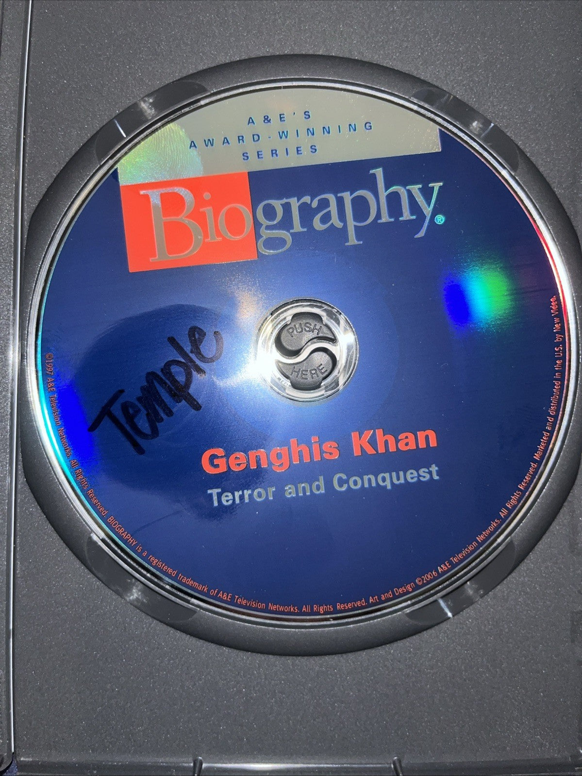 Biography: Genghis Khan (DVD, 2005) Name In Disc