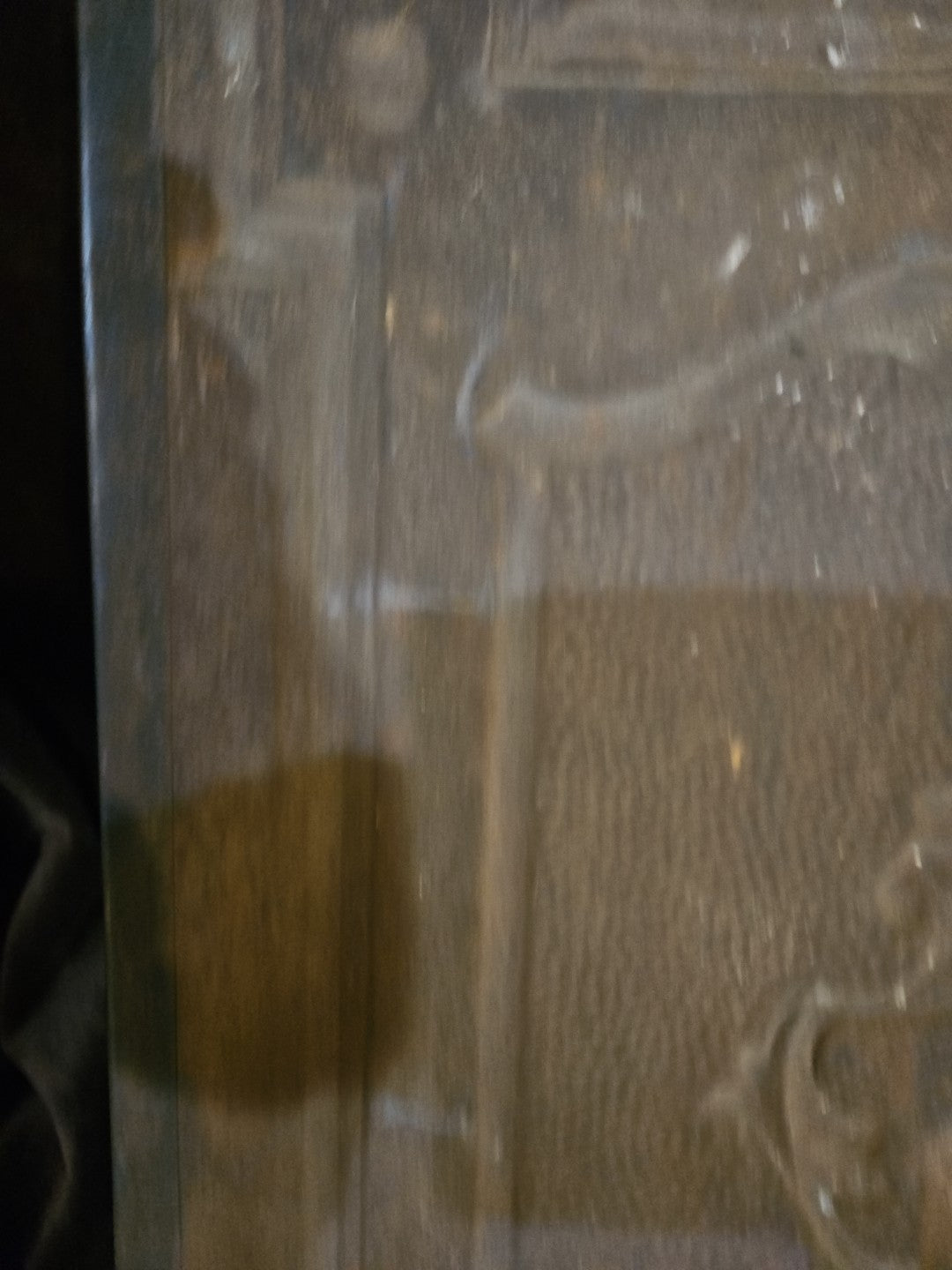 Bronze Colored Stamped Steel Fireplace Antique Cover ~27” x 22”