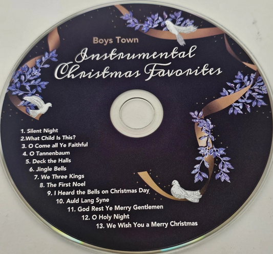 Boys Town Instrumental Christmas Favorites (CD) Disc Only