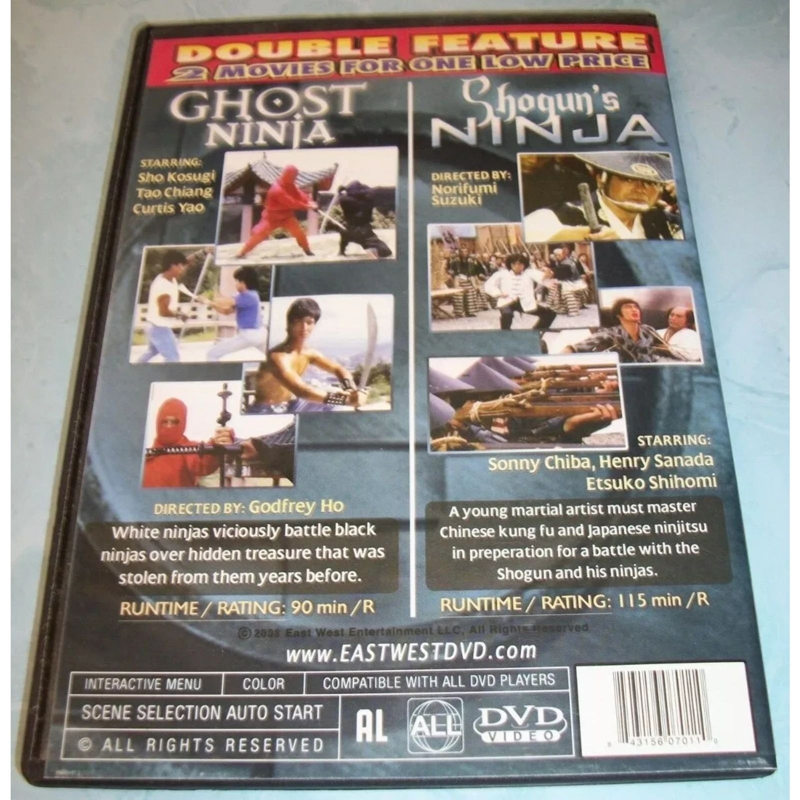 Marital Arts 2x Feature: "Shadow of the Tiger" "Duel of the Brave One" (DVD) NEW