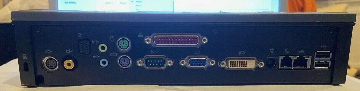 HP HSTNN-IX01 EN48AA Docking Station w/ Dual Link DVI + Power Adapter -Tested