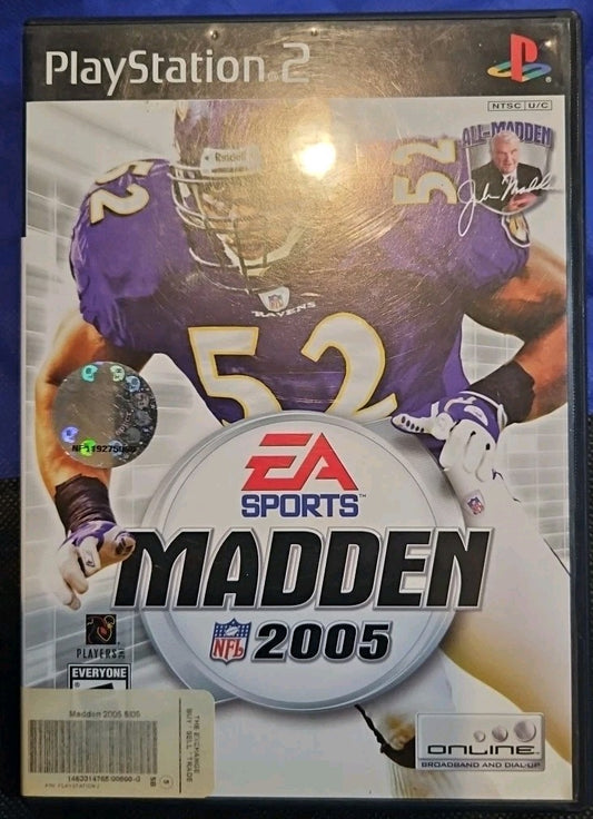 Madden NFL 2005 CIB Sony PS2 Playstation 2. Tested. CiB. Original Case