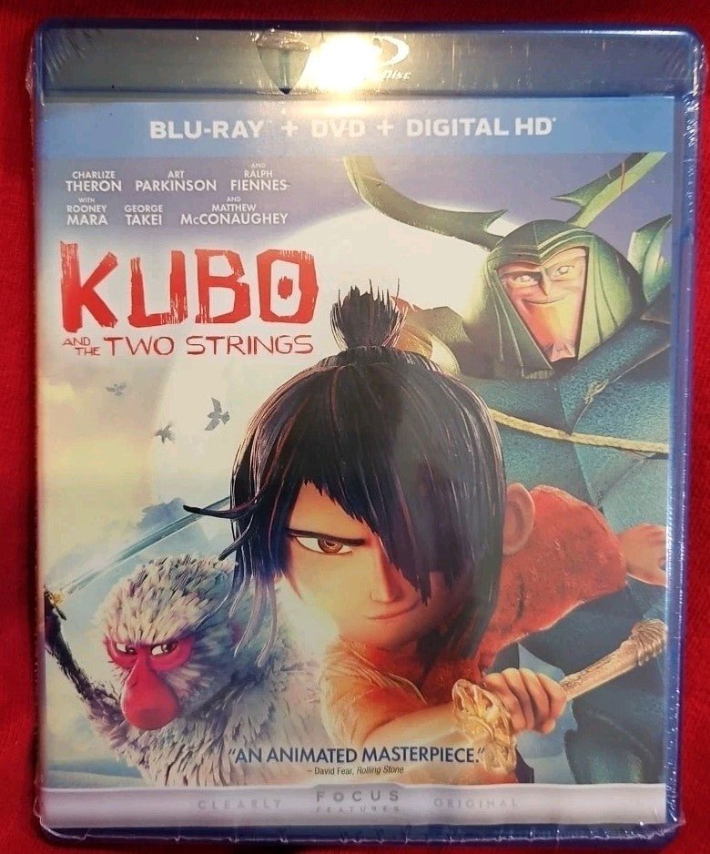 Kubo and the Two Strings (Blu-ray + DVD) No Digital Download. New Sealed