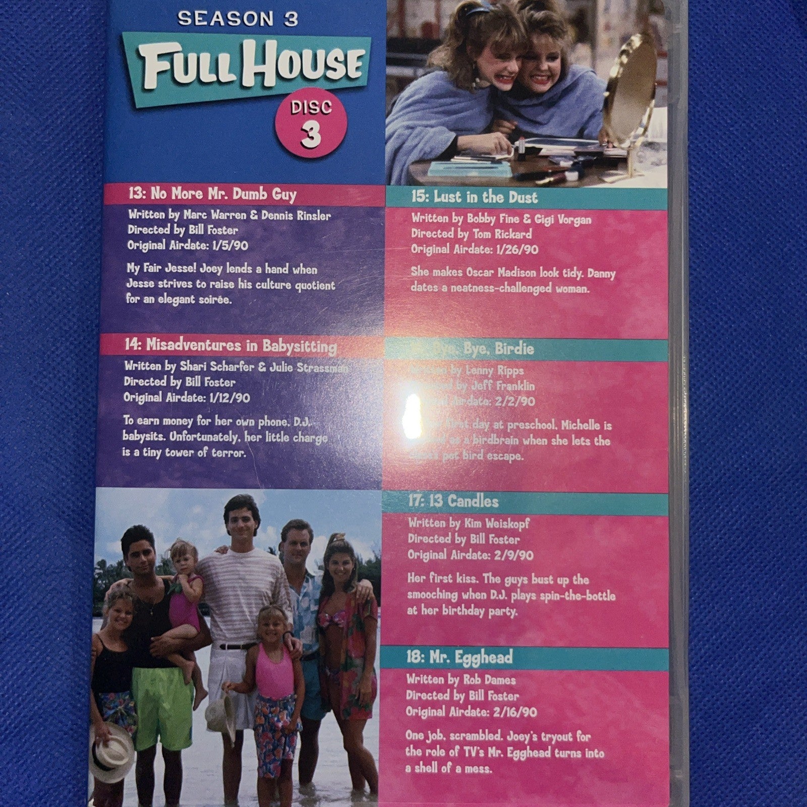 Full House: the Complete Third Season (DVD, 1989) Tested