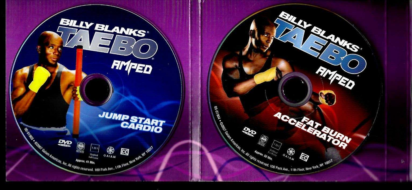 Billy Blanks TAE BO Amped 5 Full-Length Workouts (DVD, 2007)