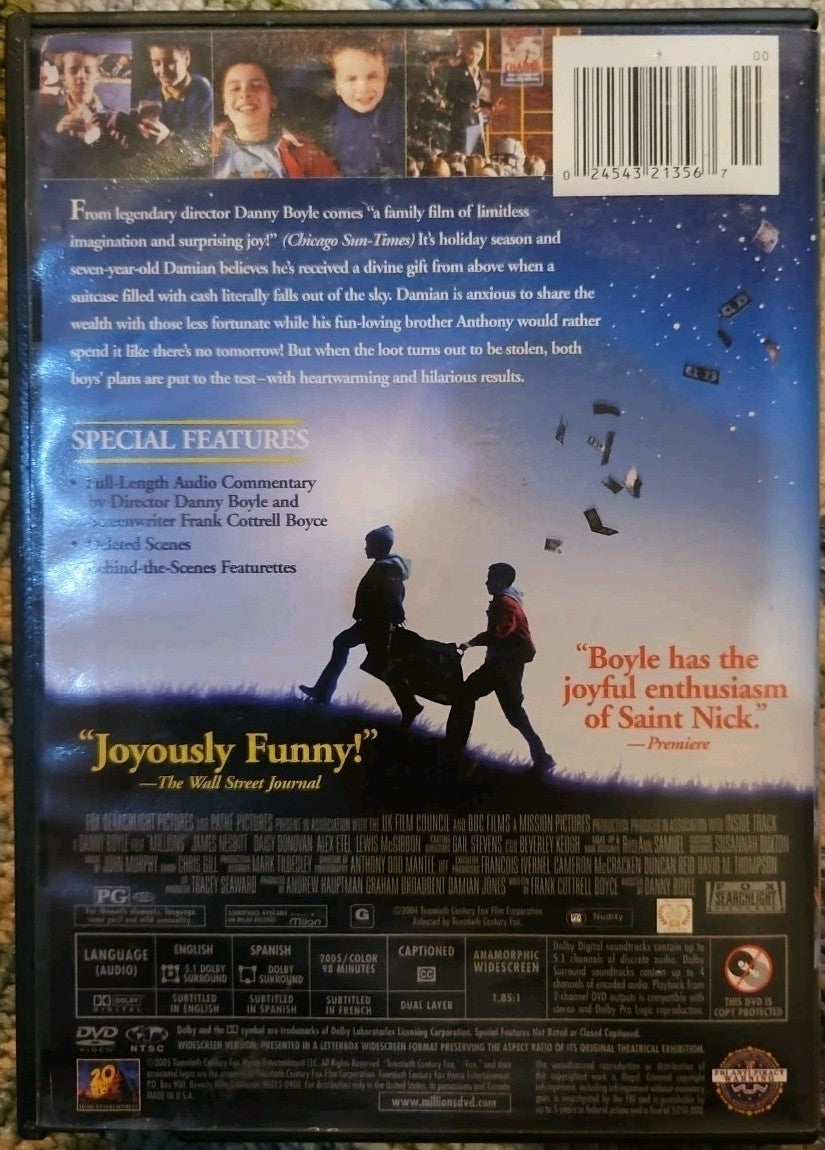 Millions (DVD, 2006, Widescreen) New Sealed