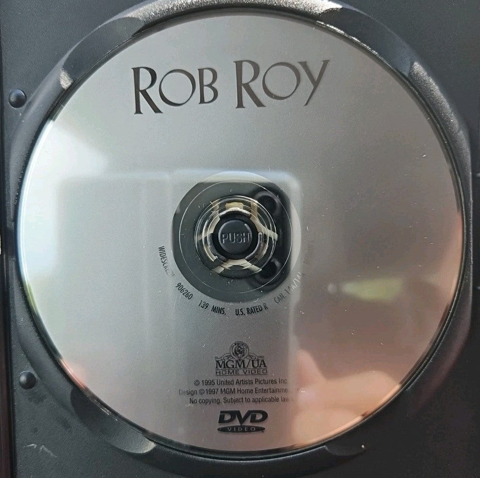 Rob Roy (DVD, 1995) Slim Case. Cropped Artwork. Tested