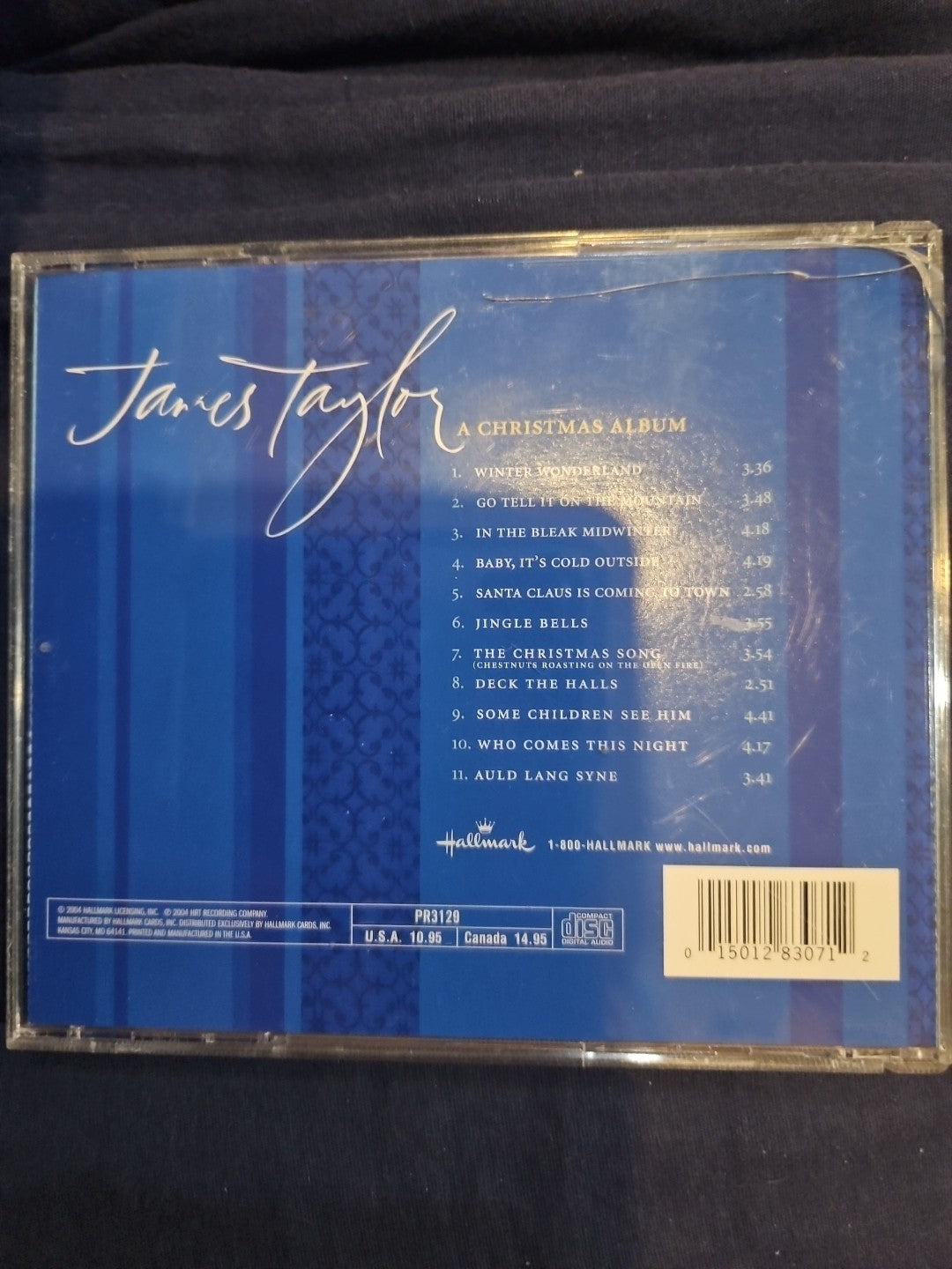 A Christmas Album by James Taylor (CD, 2004, Hallmark)