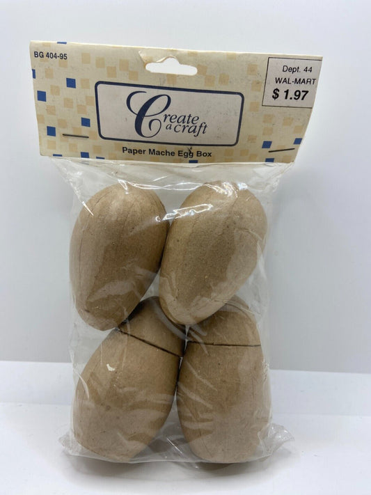 Create a Craft - Paper Mache Egg Box - Quantity = 4