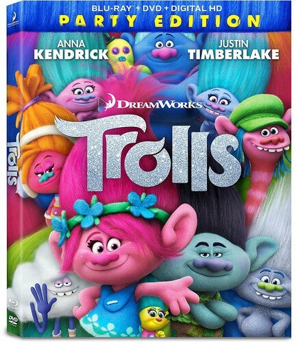 Trolls (Blu-ray, 2016) Sealed