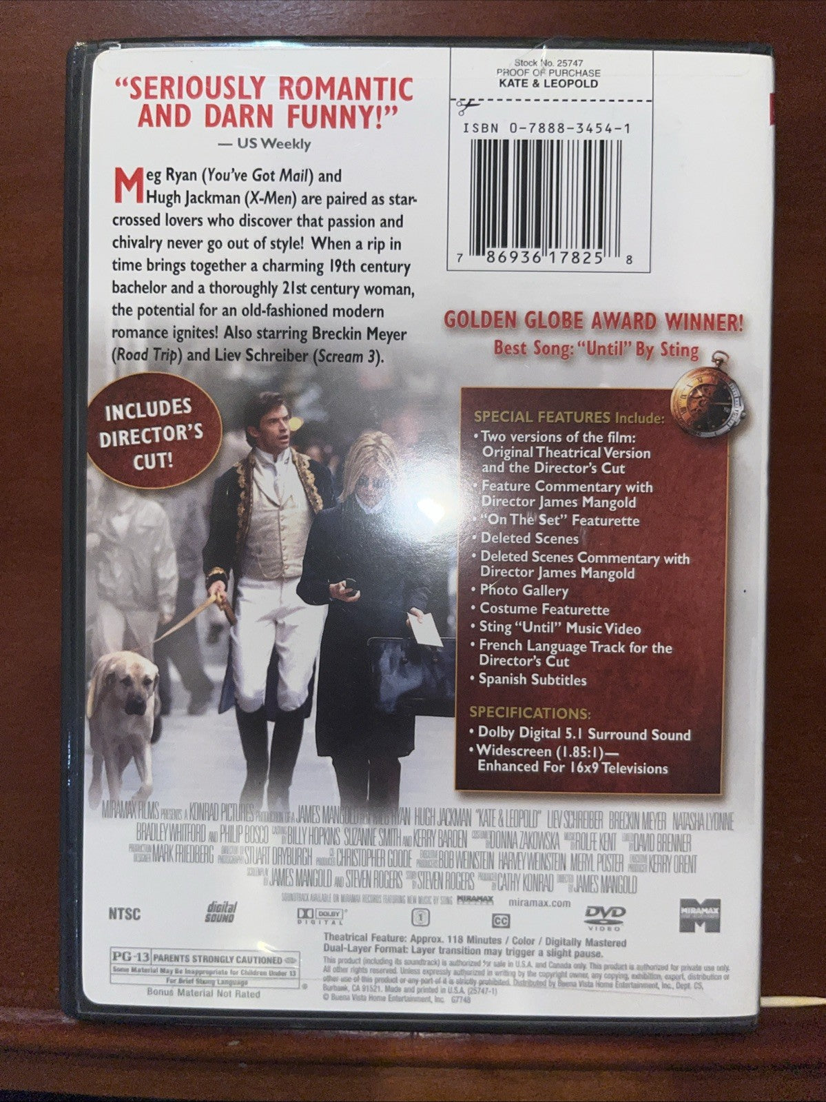 Kate & Leopold (DVD, 2001)