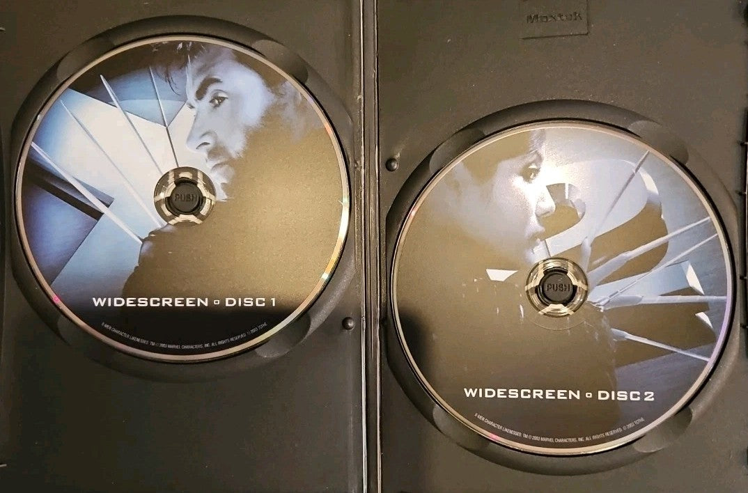 X2: X-Men United (DVD, 2003) Slimcase. Cropped Sleeve.