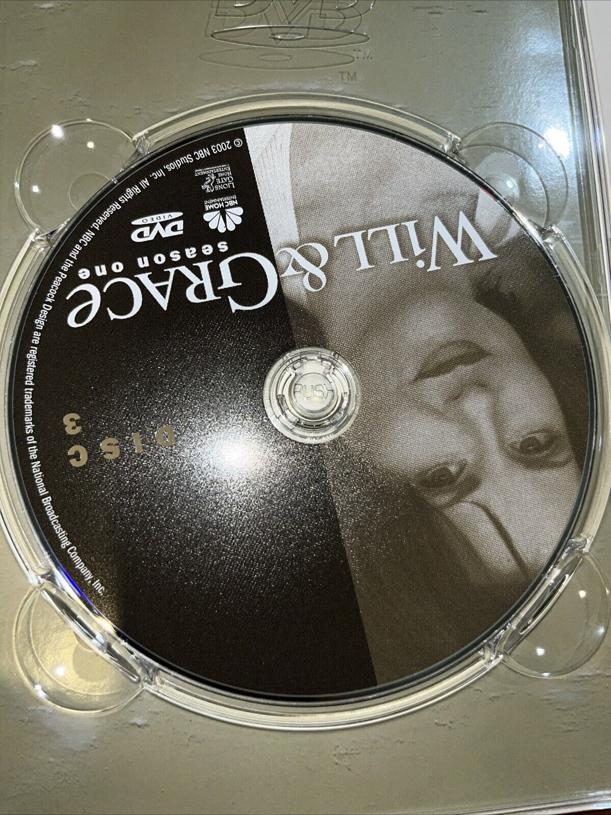 Will  Grace - Season 1 (DVD, 2003, 4-Disc Set) Tested Discs Are Pristine ￼