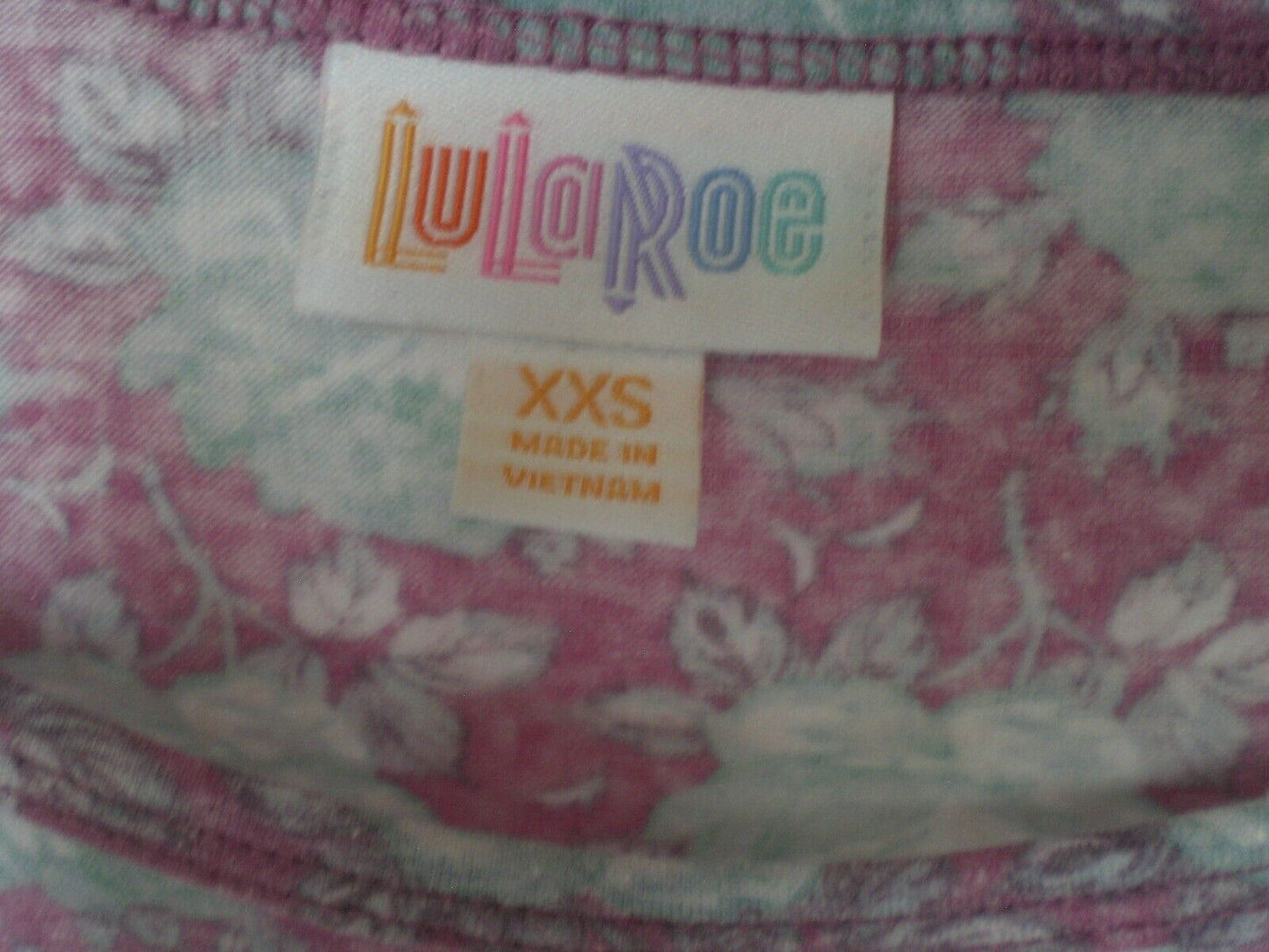 NWT LuLaRoe Fuchsia Floral Irma Shirt Top Blouse Tunic XXS