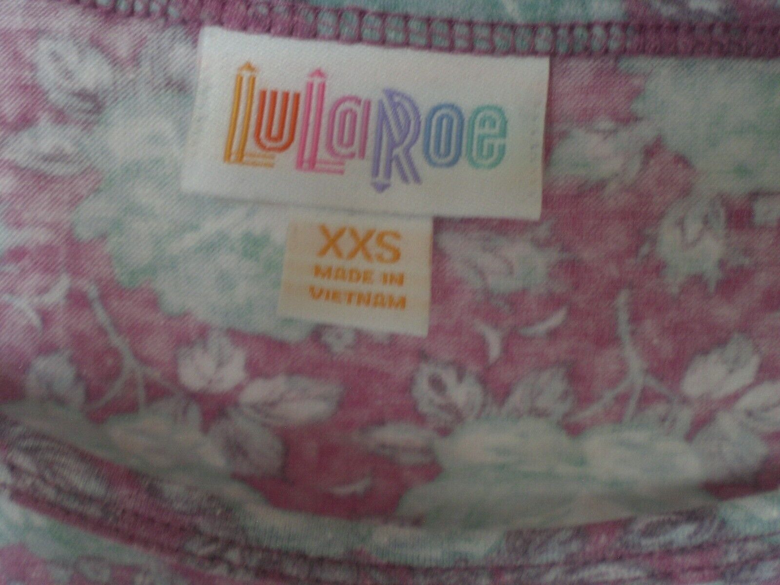 NWT LuLaRoe Fuchsia Floral Irma Shirt Top Blouse Tunic XXS