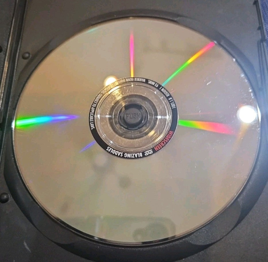 Blazing Saddles (DVD, 1997) Tested crop artwork slim case