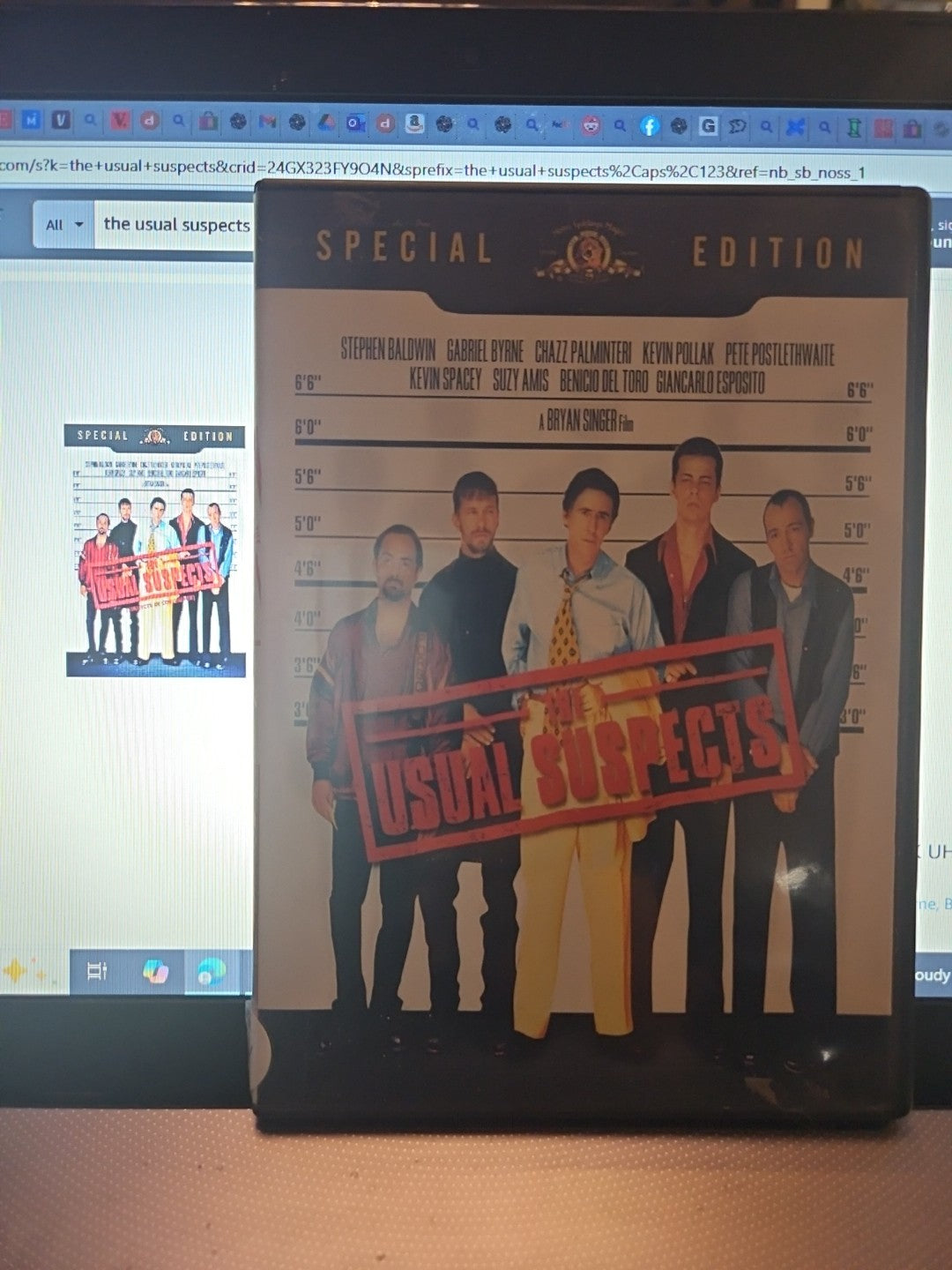 The Usual Suspects (DVD, 1995) New